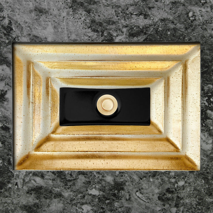 Linkasink Églomisé with Window Bathroom Sink
