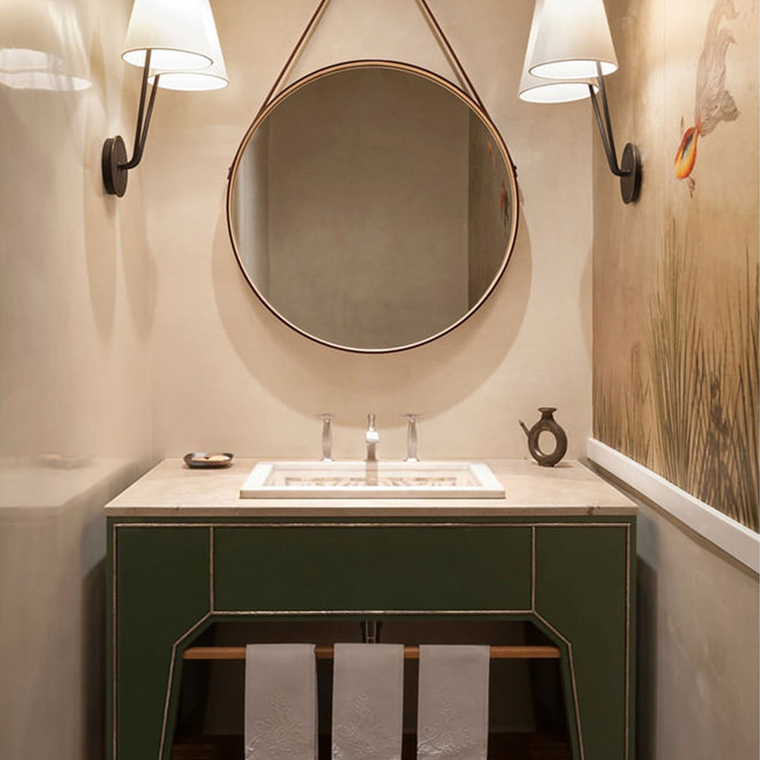 Linkasink Floral Inlay Drop in - Rectangular Bathroom Sink