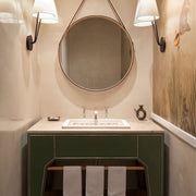Linkasink Floral Inlay Drop in - Rectangular Bathroom Sink