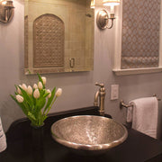 Linkasink Large Round Brocade Bathroom Sink