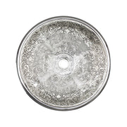 Linkasink Large Round Brocade Bathroom Sink