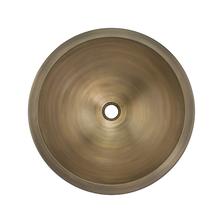 Linkasink Large Round Smooth Bathroom Sink