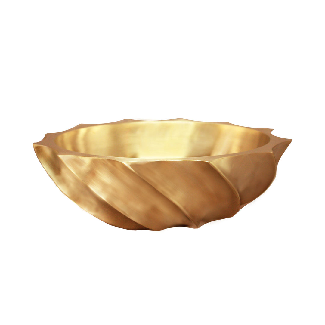 Linkasink Smooth Large Round Wave Bathroom Sink
