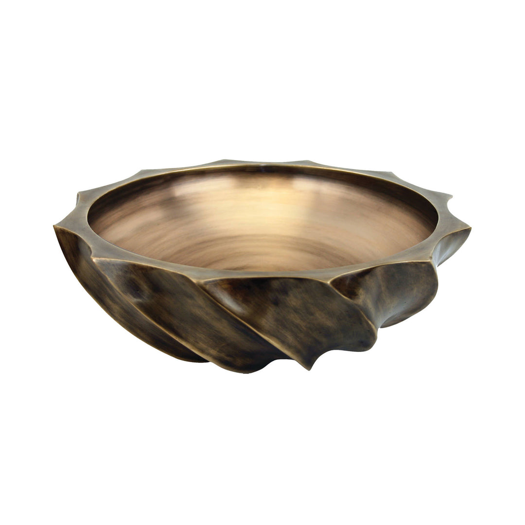 Linkasink Smooth Large Round Wave Bathroom Sink