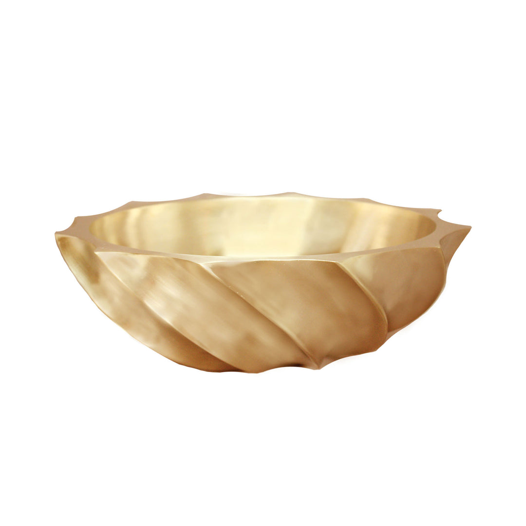 Linkasink Smooth Large Round Wave Bathroom Sink