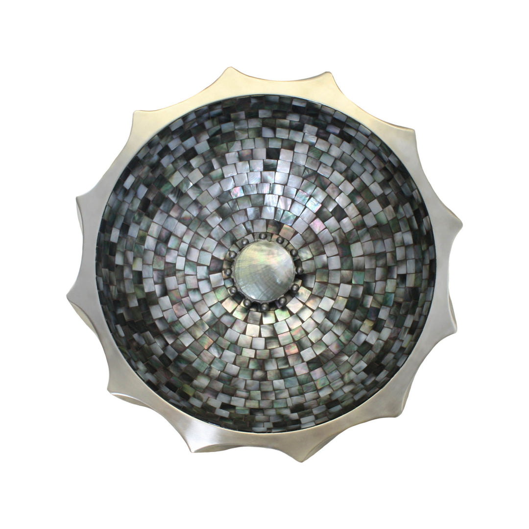 Linkasink Smooth Large Round Wave Bathroom Sink
