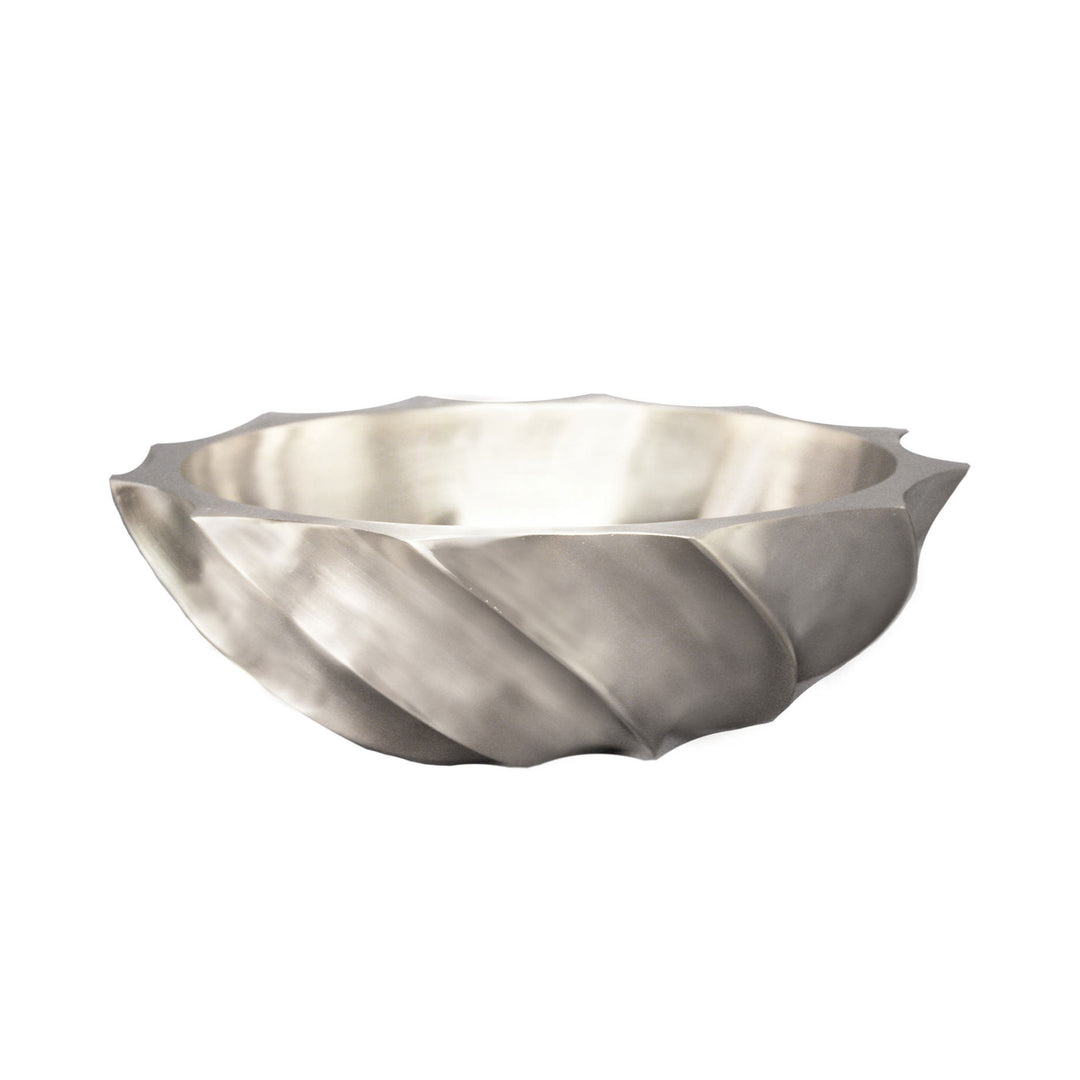 Linkasink Smooth Large Round Wave Bathroom Sink