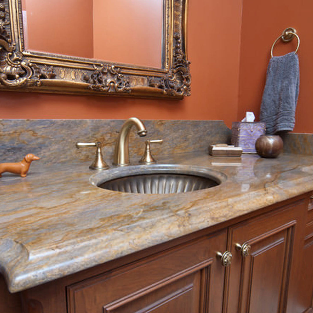Linkasink Oval Fluted Bathroom Sink