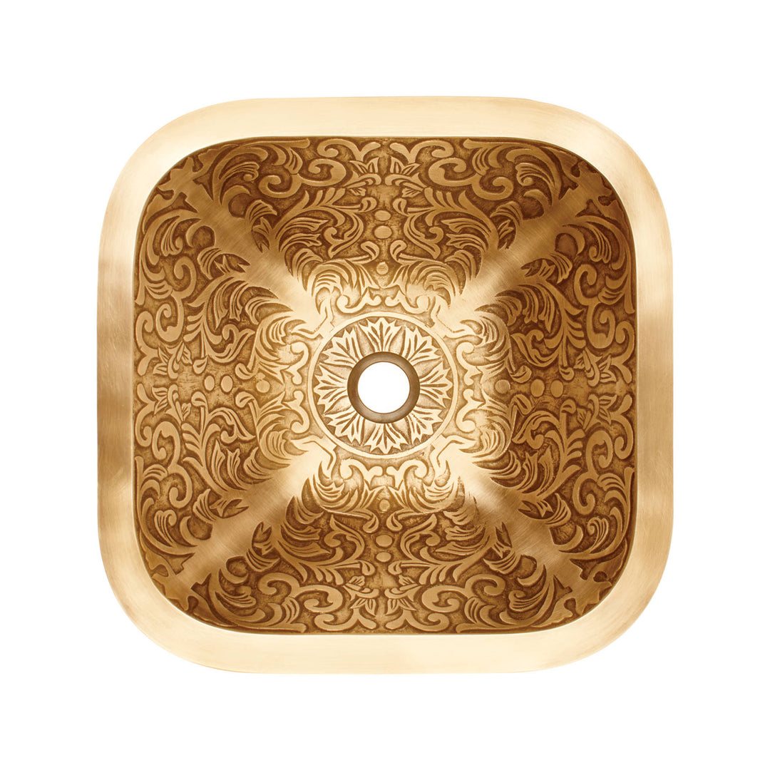 Linkasink Square Brocade Bathroom Sink