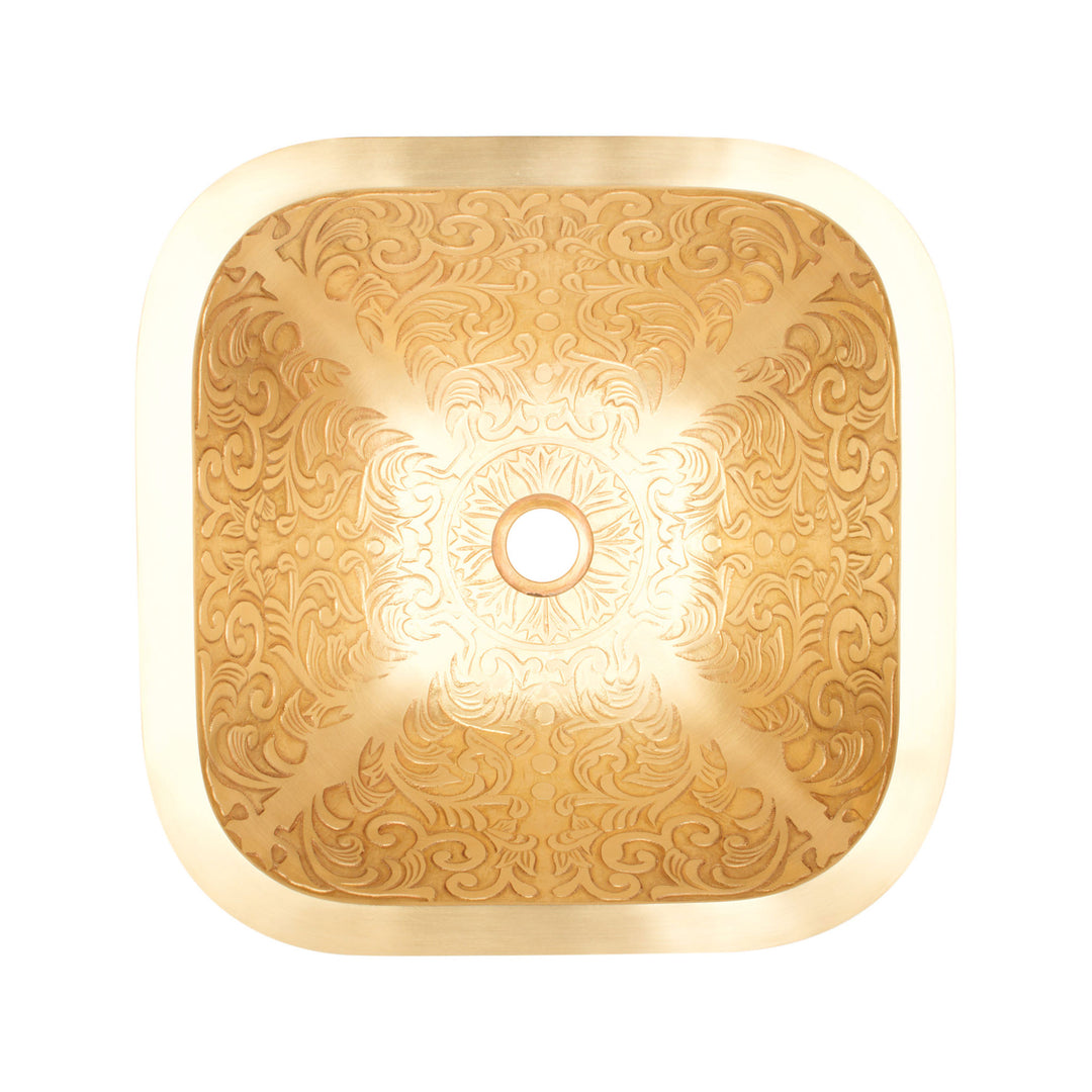 Linkasink Square Brocade Bathroom Sink