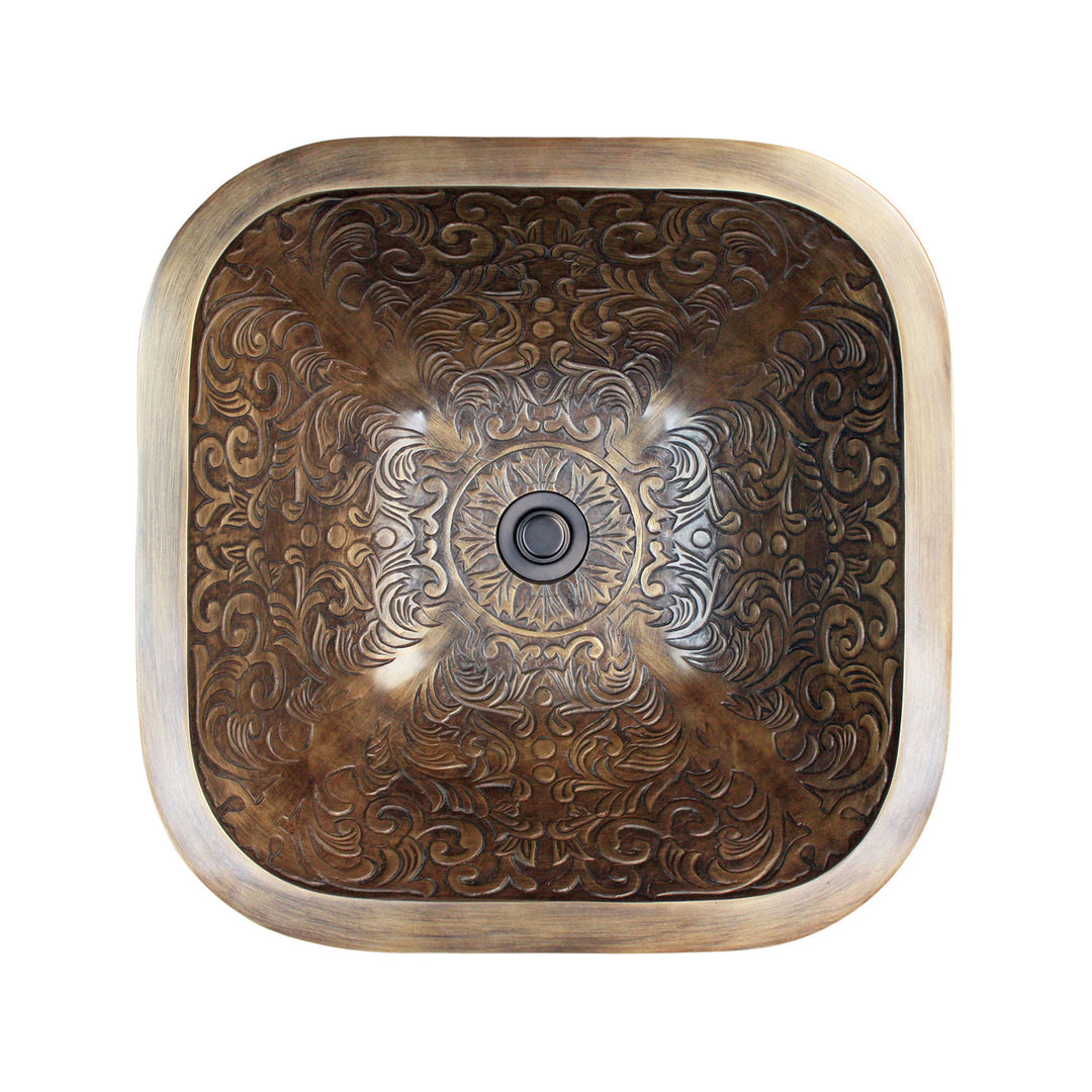 Linkasink Square Brocade Bathroom Sink