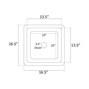 Linkasink Square Builder's Series Bathroom Sink