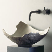 Stone Forest Bronze Chalice Vessel Sink