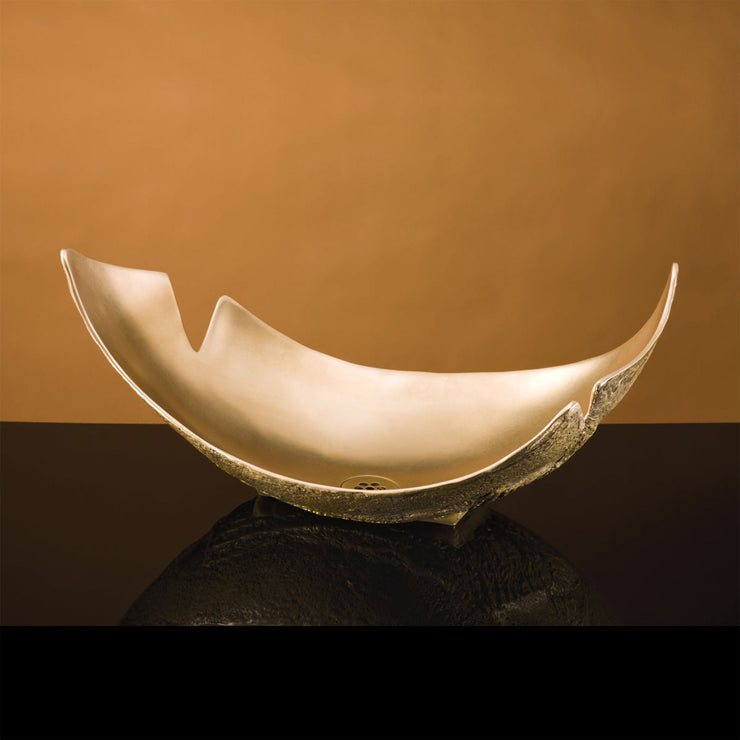 Stone Forest Bronze Lunette Vessel Sink
