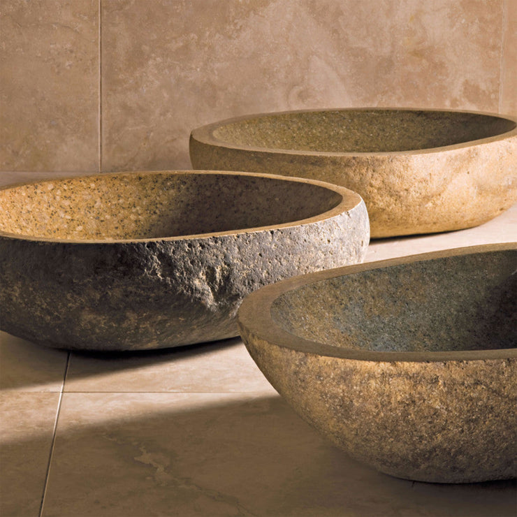 Stone Forest Pebble Vessel Sink
