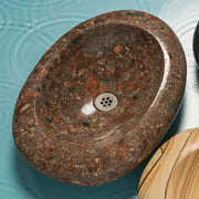 Stone Forest River Pebble Vessel Sink