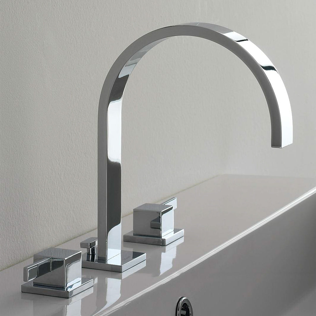 GRAFF Qubic Tre Widespread Bathroom Faucet
