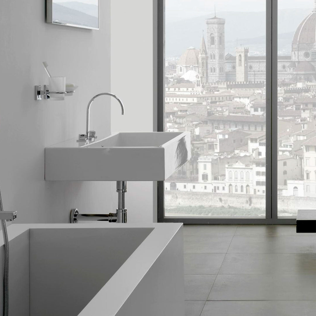 GRAFF Qubic Tre Widespread Bathroom Faucet