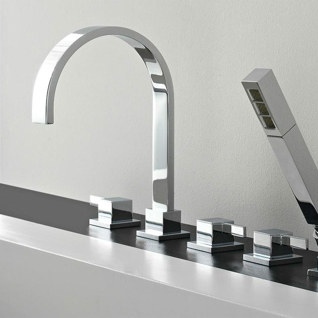 GRAFF Qubic Tre Widespread Bathroom Faucet