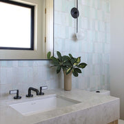 Kallista One White Carrara Handles Bathroom Faucet