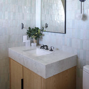 Kallista One White Carrara Handles Bathroom Faucet