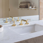 Kallista One White Carrara Handles Bathroom Faucet
