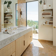 Kallista One White Carrara Handles Bathroom Faucet