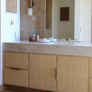 Kallista One White Carrara Handles Bathroom Faucet