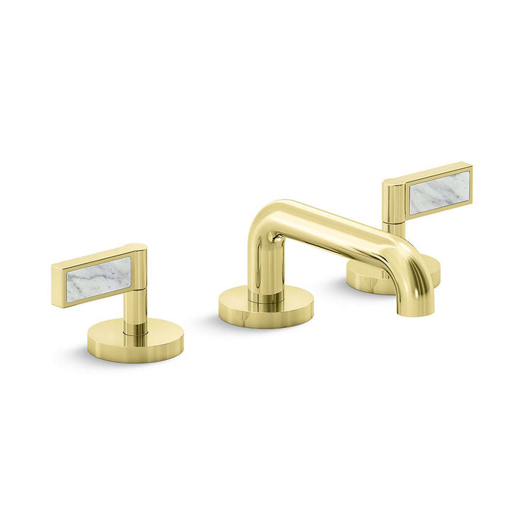 Kallista One White Carrara Handles Bathroom Faucet