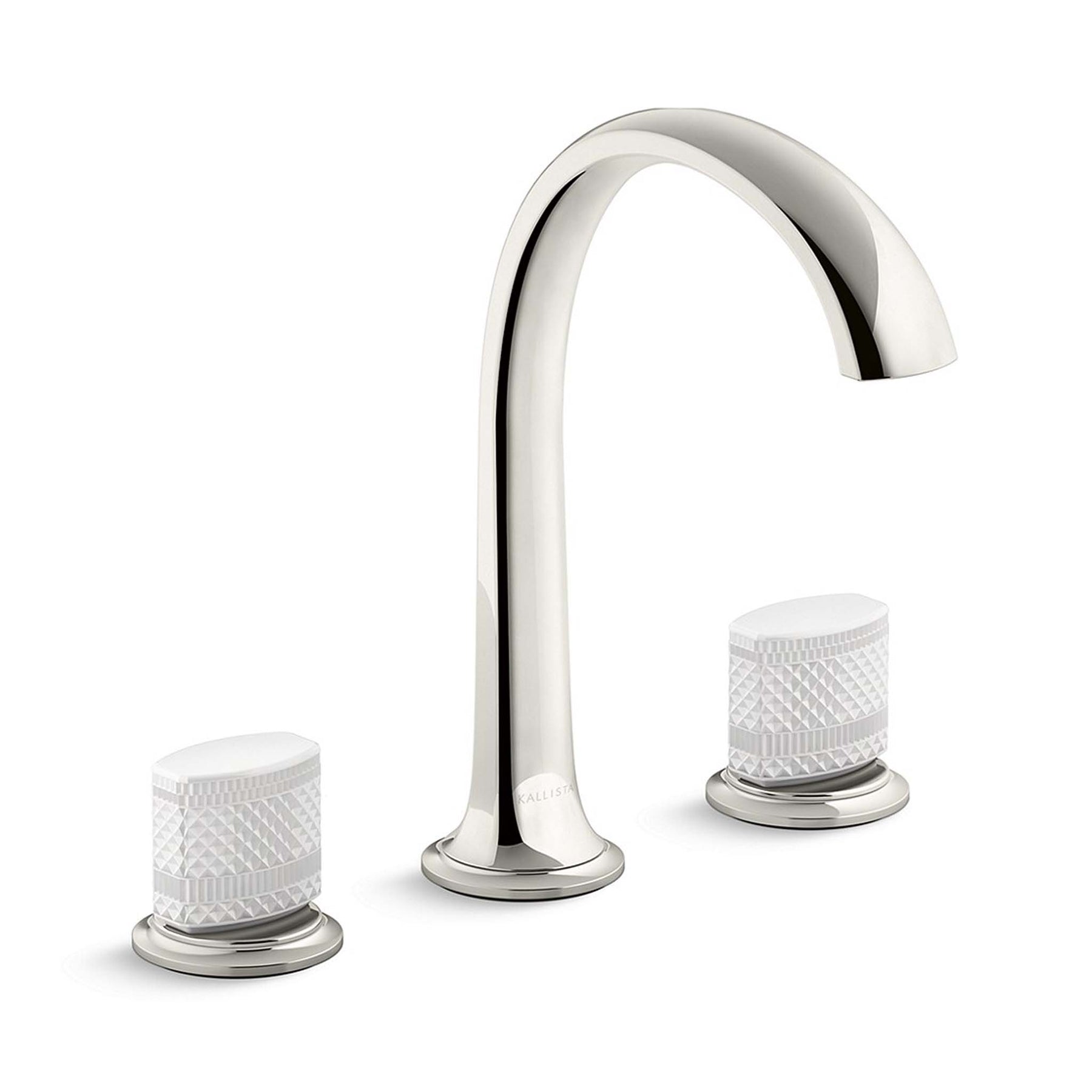Faucet Script Kallista Script White Bathroom Faucet – Canaroma Bath & Tile