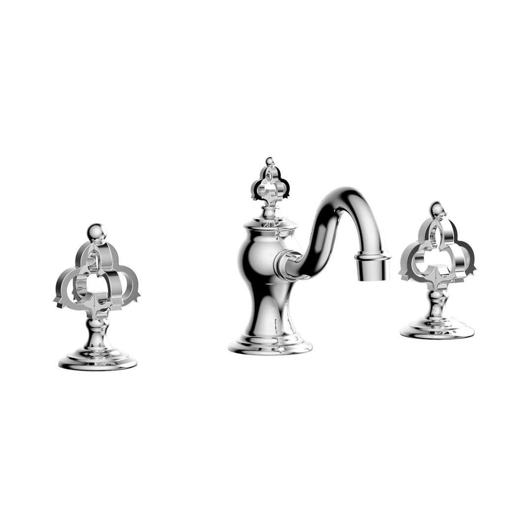 Phylrich Couronne Cross Handles Widespread Faucet