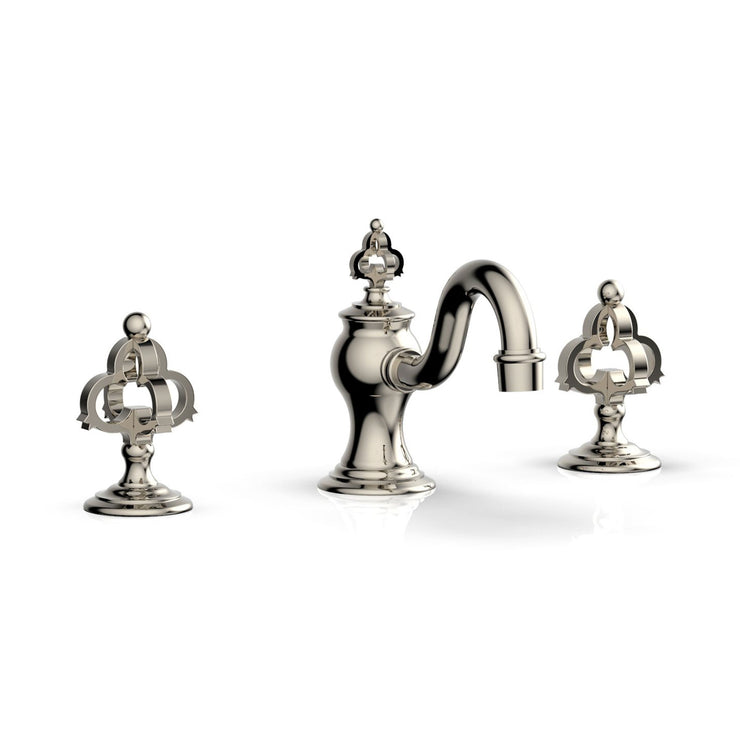 Phylrich Couronne Cross Handles Widespread Faucet