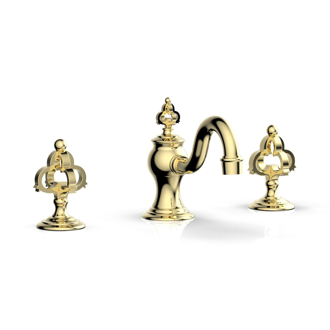 Phylrich Couronne Cross Handles Widespread Faucet