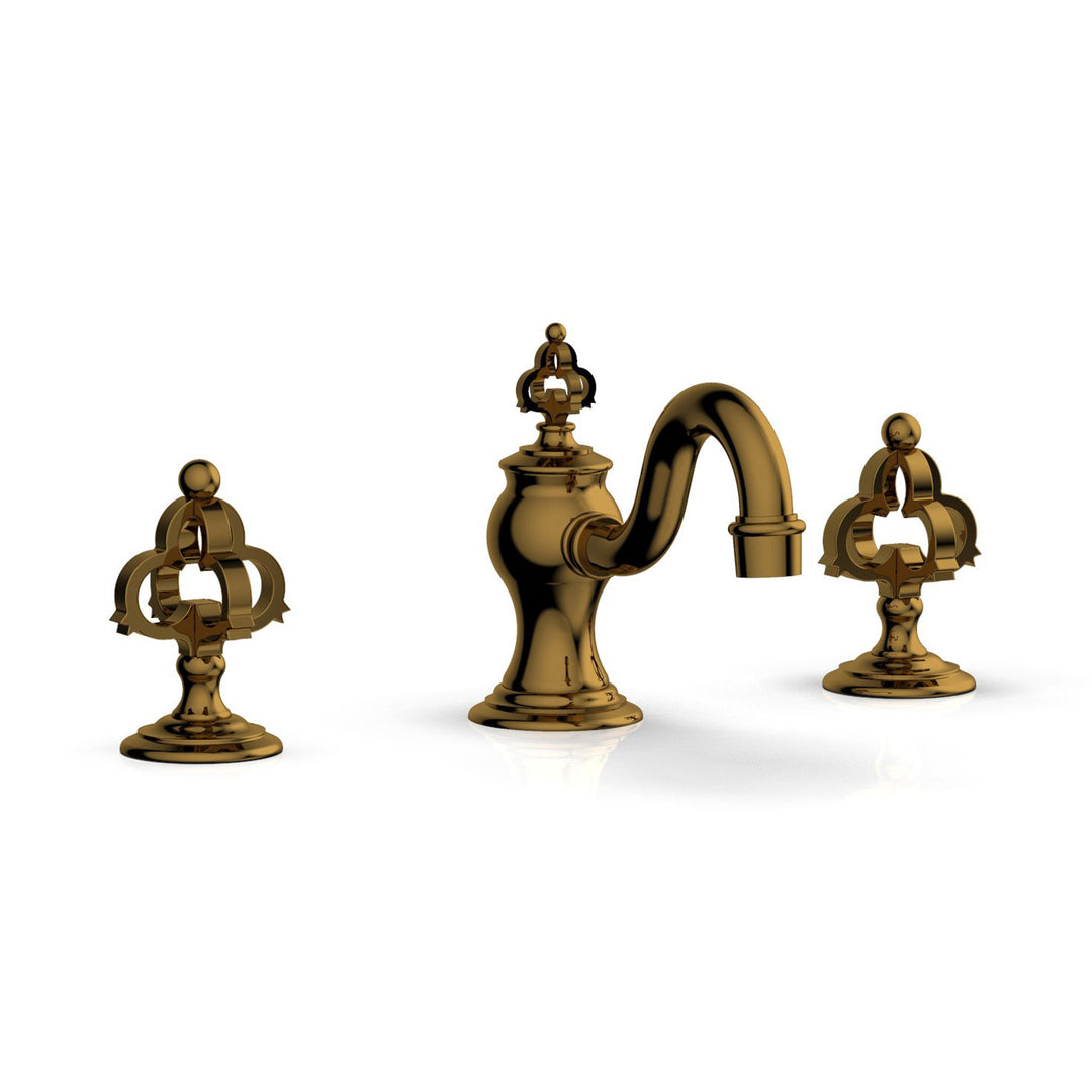 Phylrich Couronne Cross Handles Widespread Faucet