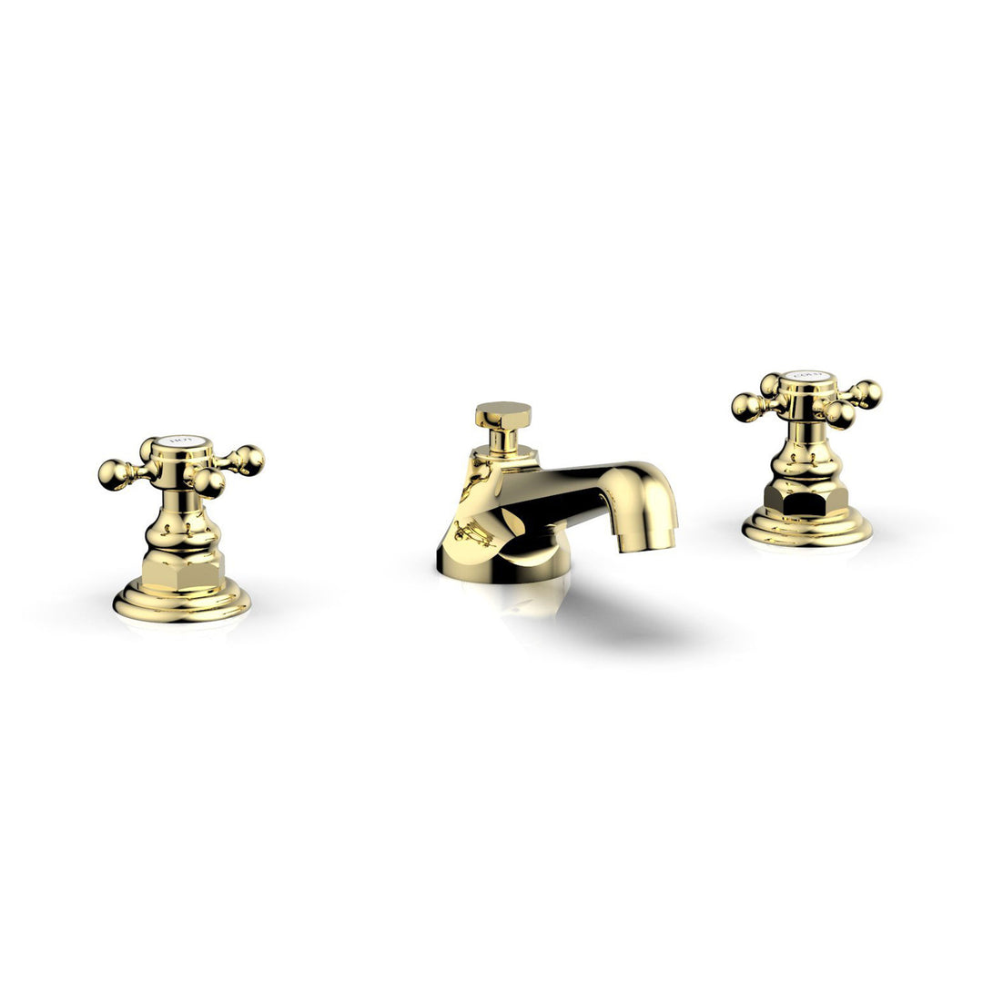 Phylrich Hex Traditional Cross Handles Widespread Faucet