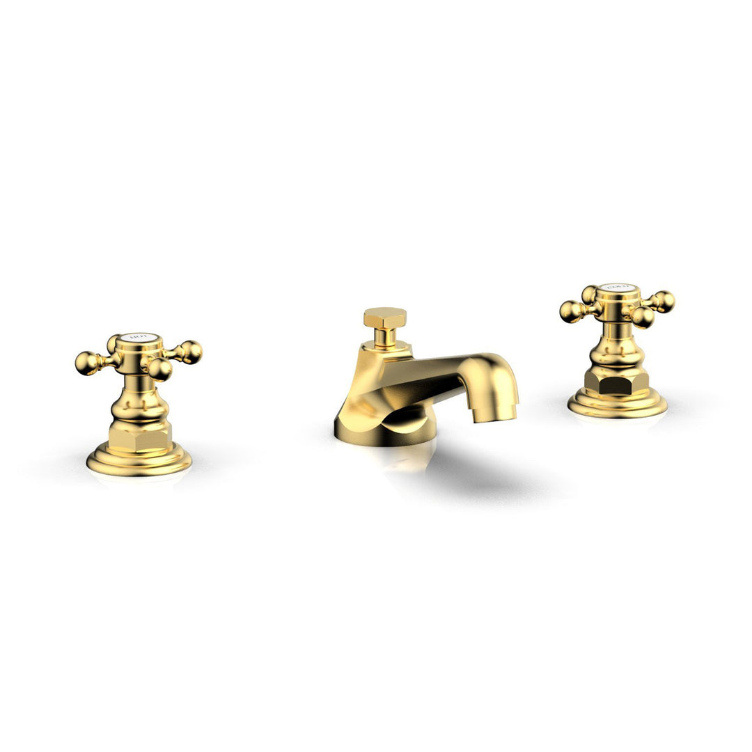 Phylrich Hex Traditional Cross Handles Widespread Faucet