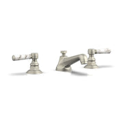 Phylrich Hex Traditional White Marble Lever Handles Widespread Faucet