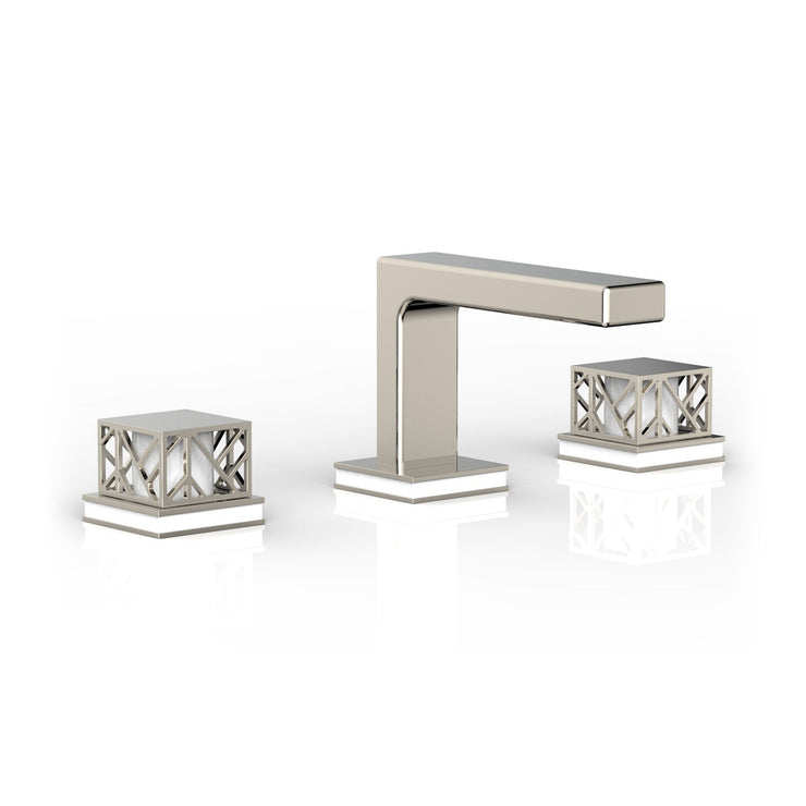 Phylrich Jolie Square Handles Widespread Faucet