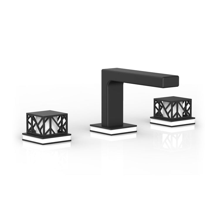 Phylrich Jolie Square Handles Widespread Faucet