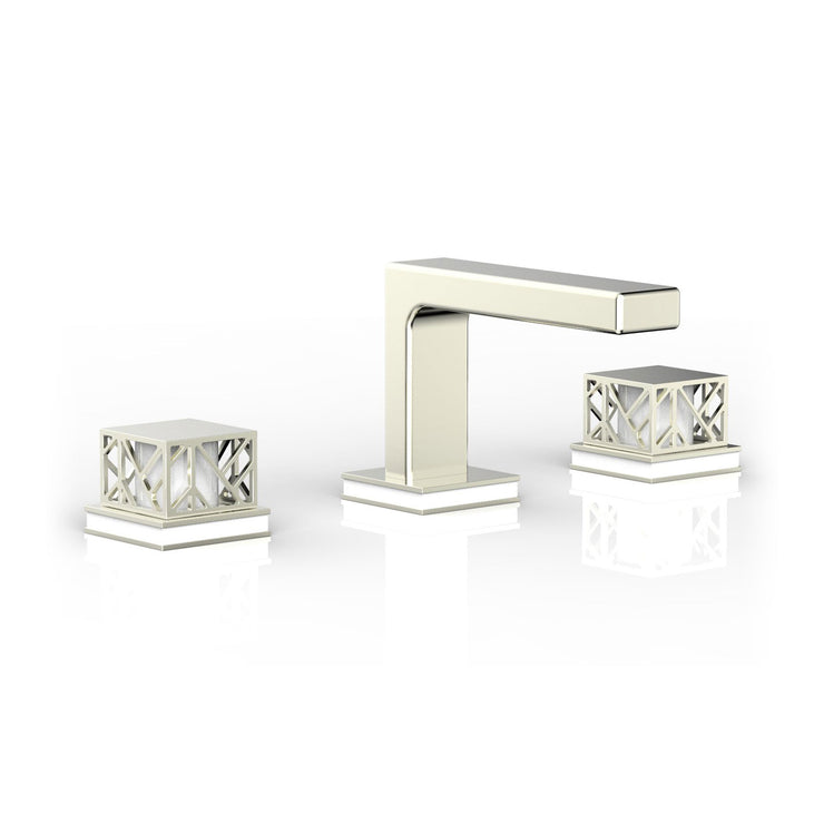 Phylrich Jolie Square Handles Widespread Faucet