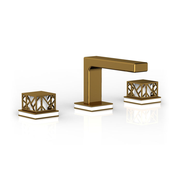 Phylrich Jolie Square Handles Widespread Faucet