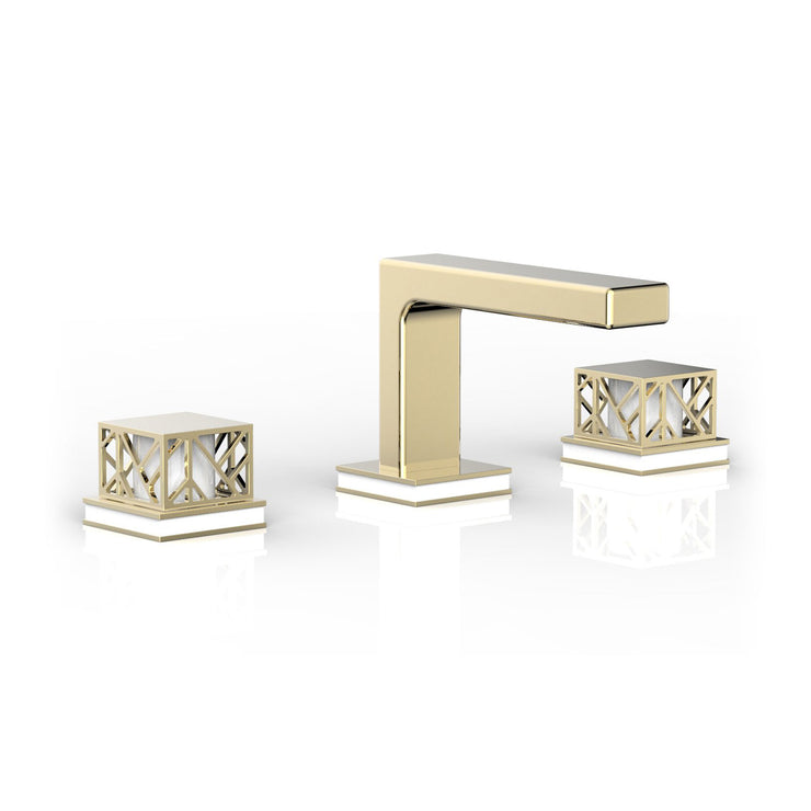 Phylrich Jolie Square Handles Widespread Faucet