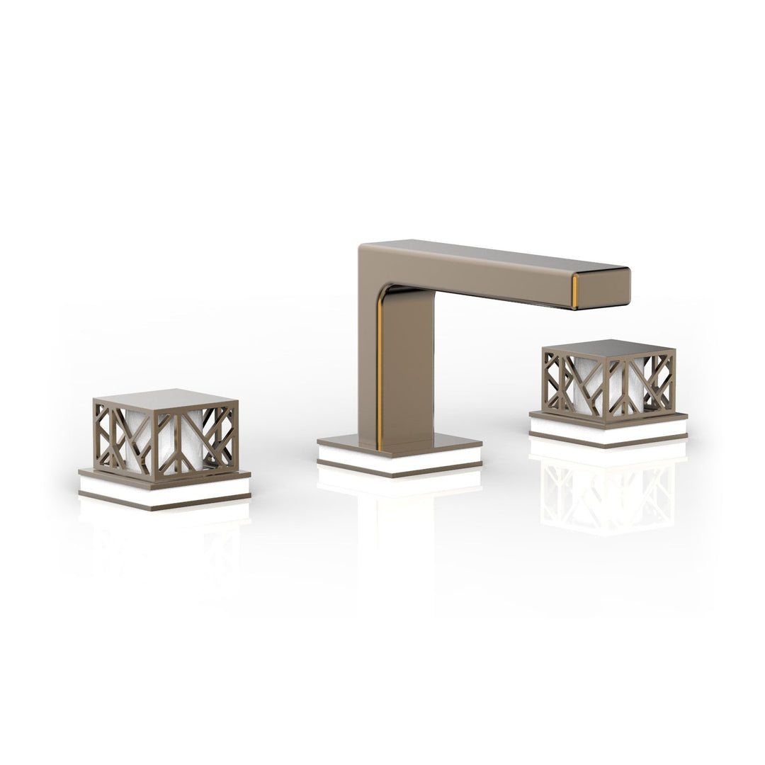 Phylrich Jolie Square Handles Widespread Faucet