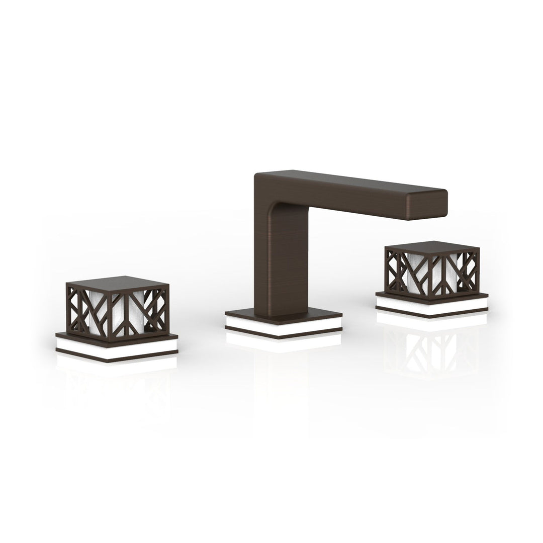 Phylrich Jolie Square Handles Widespread Faucet