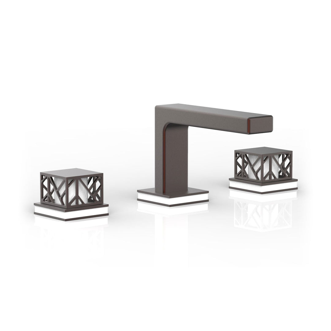 Phylrich Jolie Square Handles Widespread Faucet