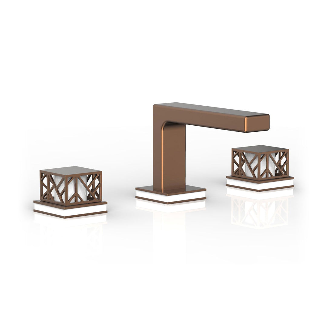 Phylrich Jolie Square Handles Widespread Faucet