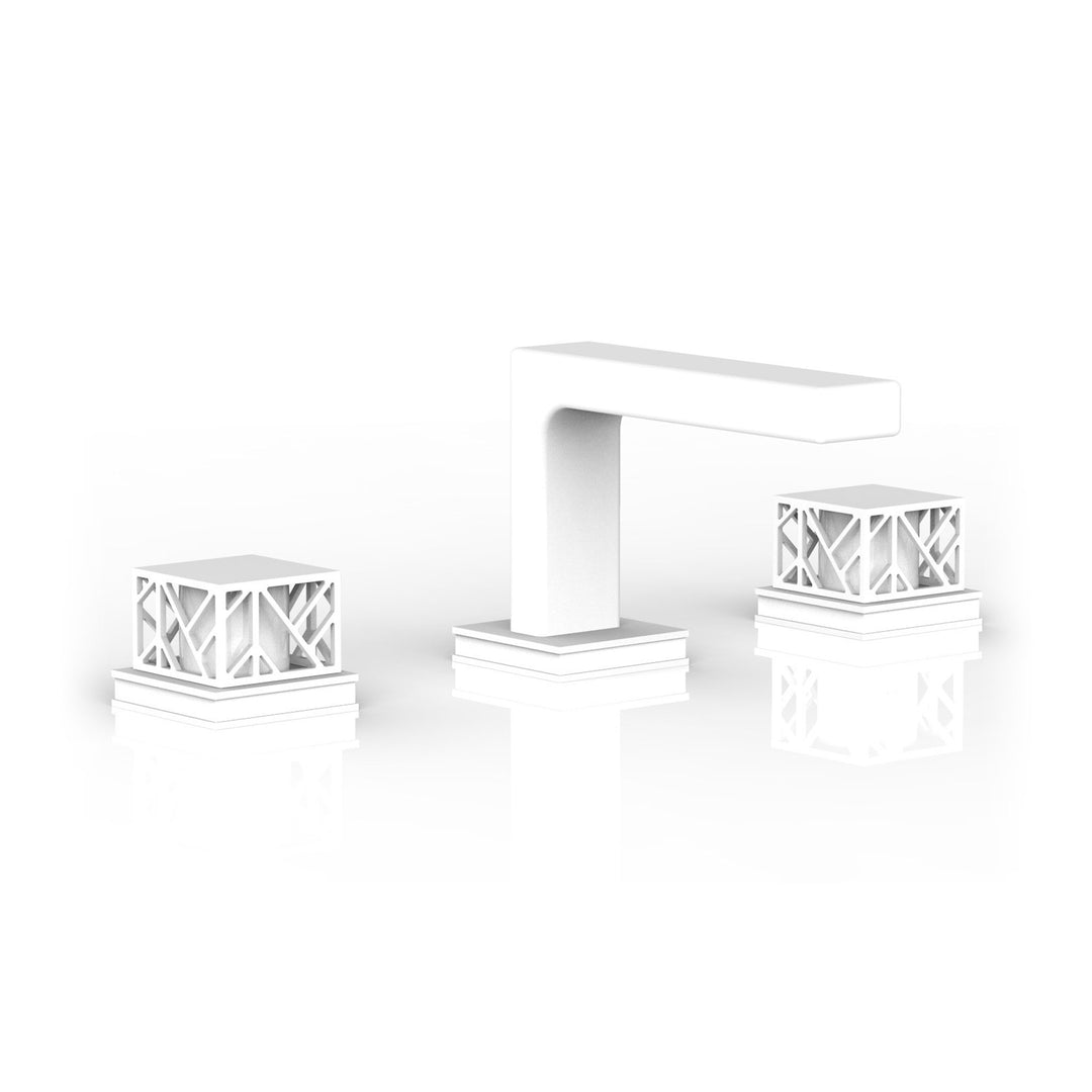 Phylrich Jolie Square Handles Widespread Faucet