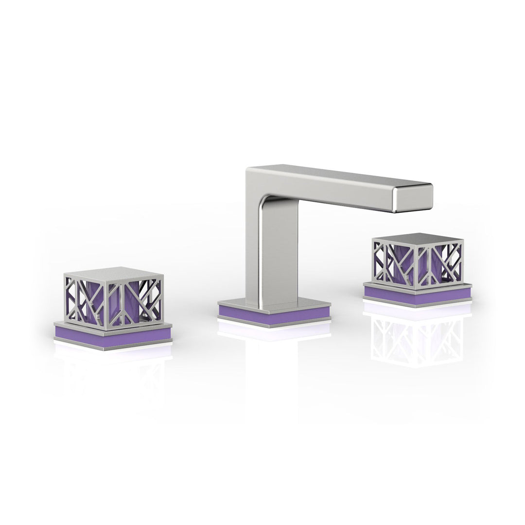 Phylrich Jolie Square Handles Widespread Faucet