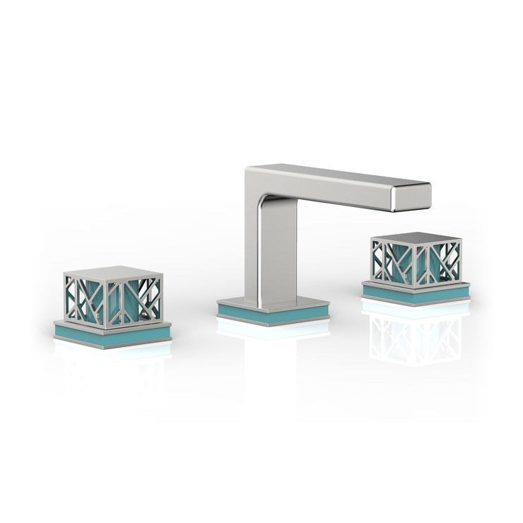Phylrich Jolie Square Handles Widespread Faucet