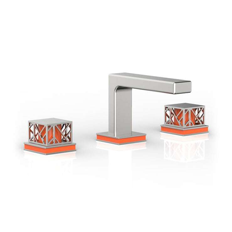 Phylrich Jolie Square Handles Widespread Faucet